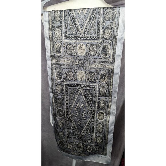 Book Of Kells Dublin Ireland Grey Celtic Scarf - Picture 9 of 9